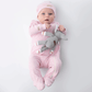 Breathe EZE Collection | Newborn Baby Hat: Pink Fleck