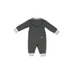 Cottage Collection | Baby Organic Cotton Playsuit: Bear Black
