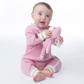 Cottage Collection | Baby Organic Cotton Rattle: Rabbit