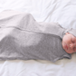 Breathe EZE Collection | Baby Dream Swaddle: Grey Fleck