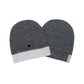 Raglan Collection | Baby Organic Cotton Slouchy Hats (2-pk): Graphite Black