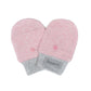 Raglan Collection | Newborn Baby Organic Cotton Scratch Mitts: Dogwood Pink