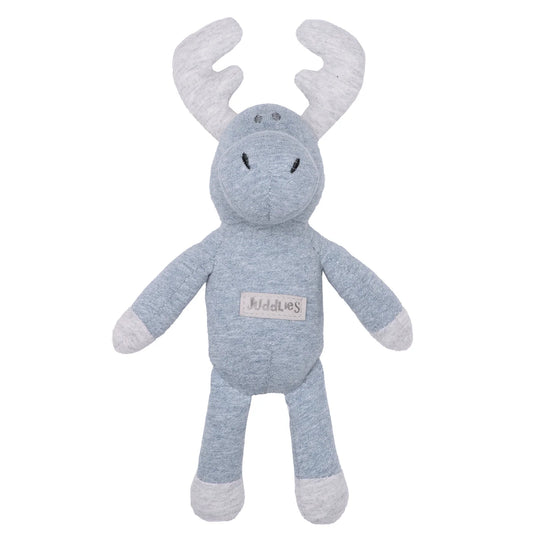 Raglan Collection | Baby Rattle: Denim Blue (Moose)