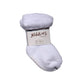 Infant Socks 2 pk: White