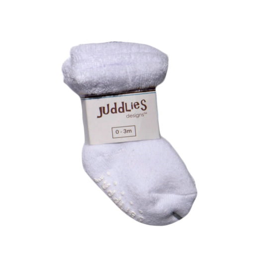 Infant Socks 2 pk: White