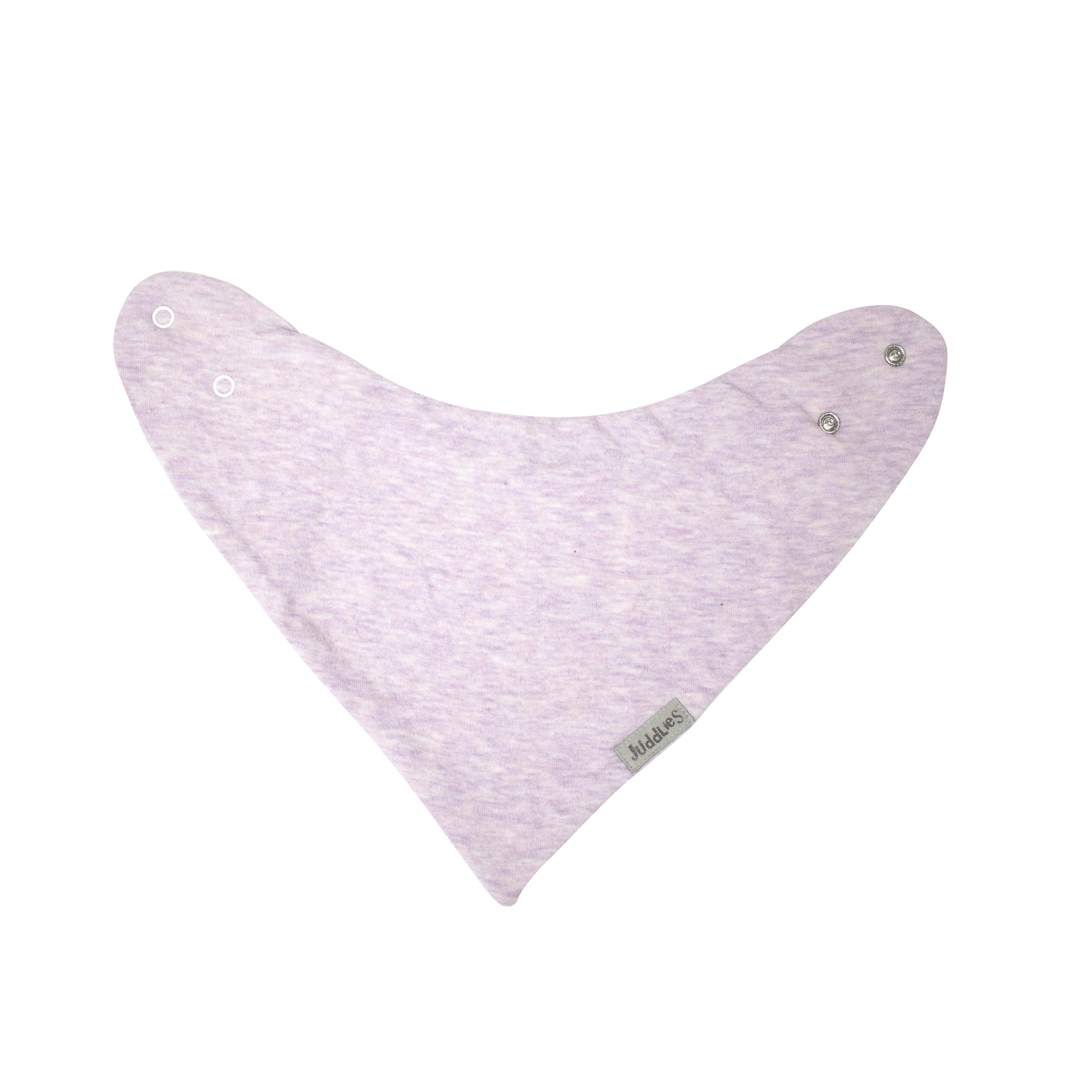 bandana-bib-2pc-lavendar-purple-rosewater-pink-fleck-breathe-eze-lavender