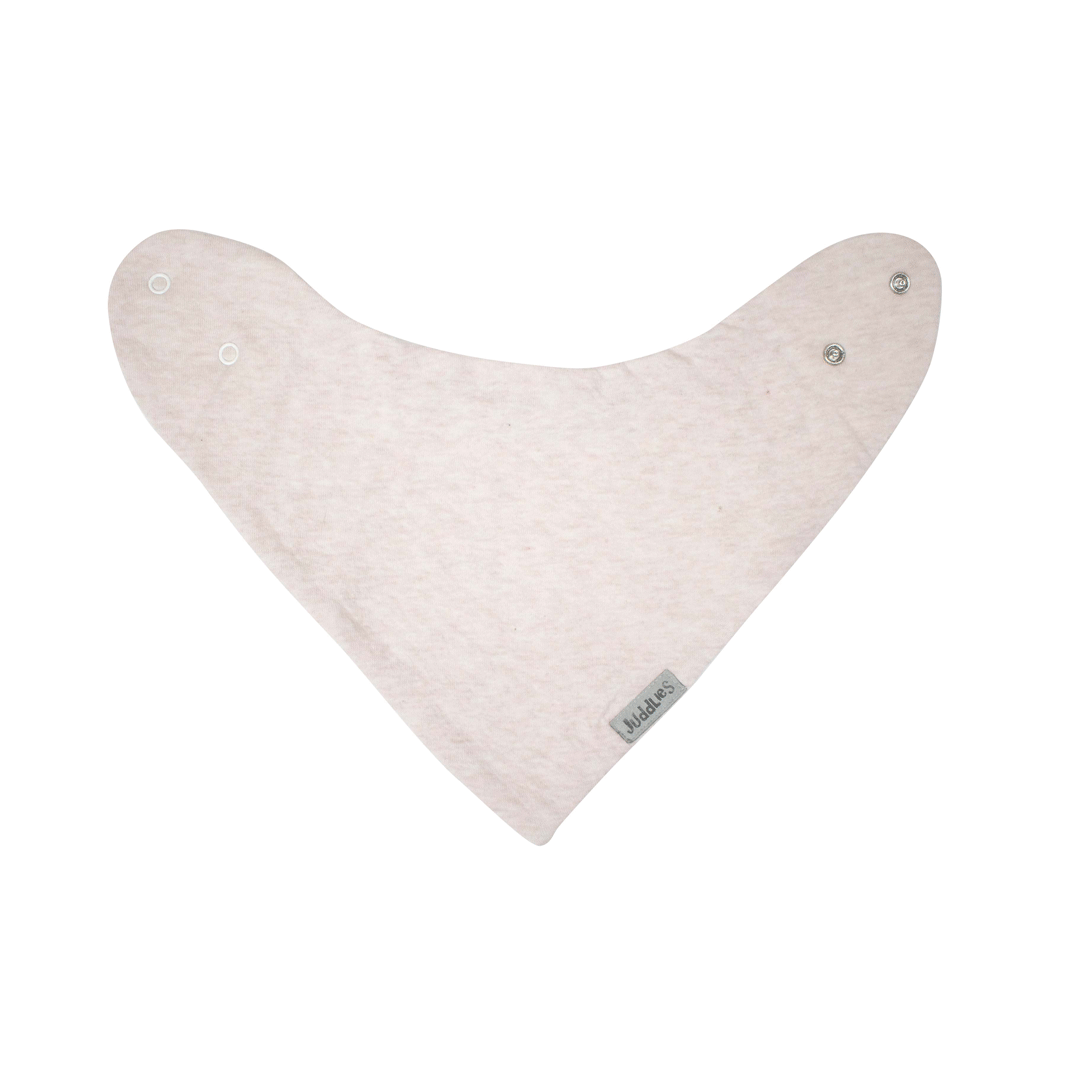 bandana-bib-2pc-set-light-grey-rosewater-fleck-breathe-eze-rosewater