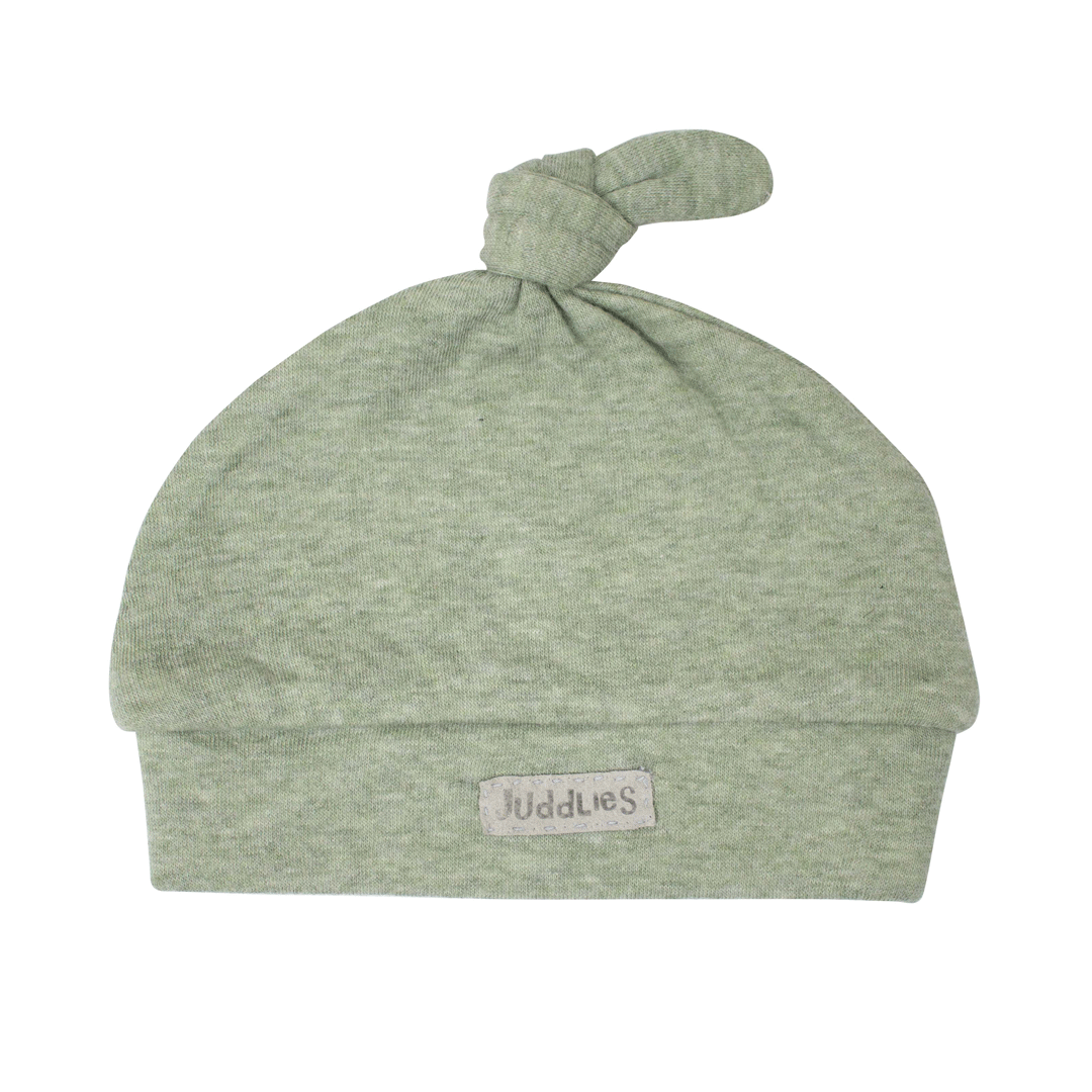 newborn-hat-olive-green-front