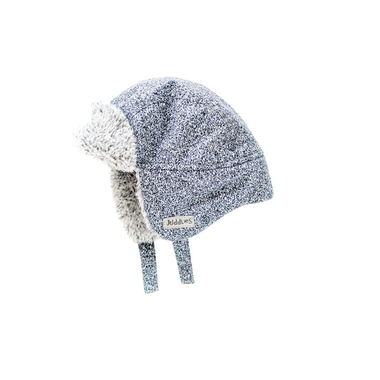 Baby WInter Hat: Salt & Pepper Grey