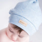 Breathe EZE Collection | Newborn Baby Hat: Blue Fleck