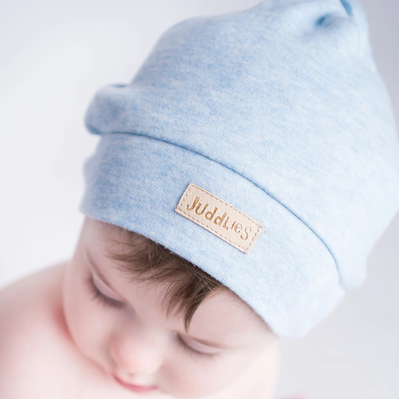 Breathe EZE Collection | Newborn Baby Hat: Blue Fleck