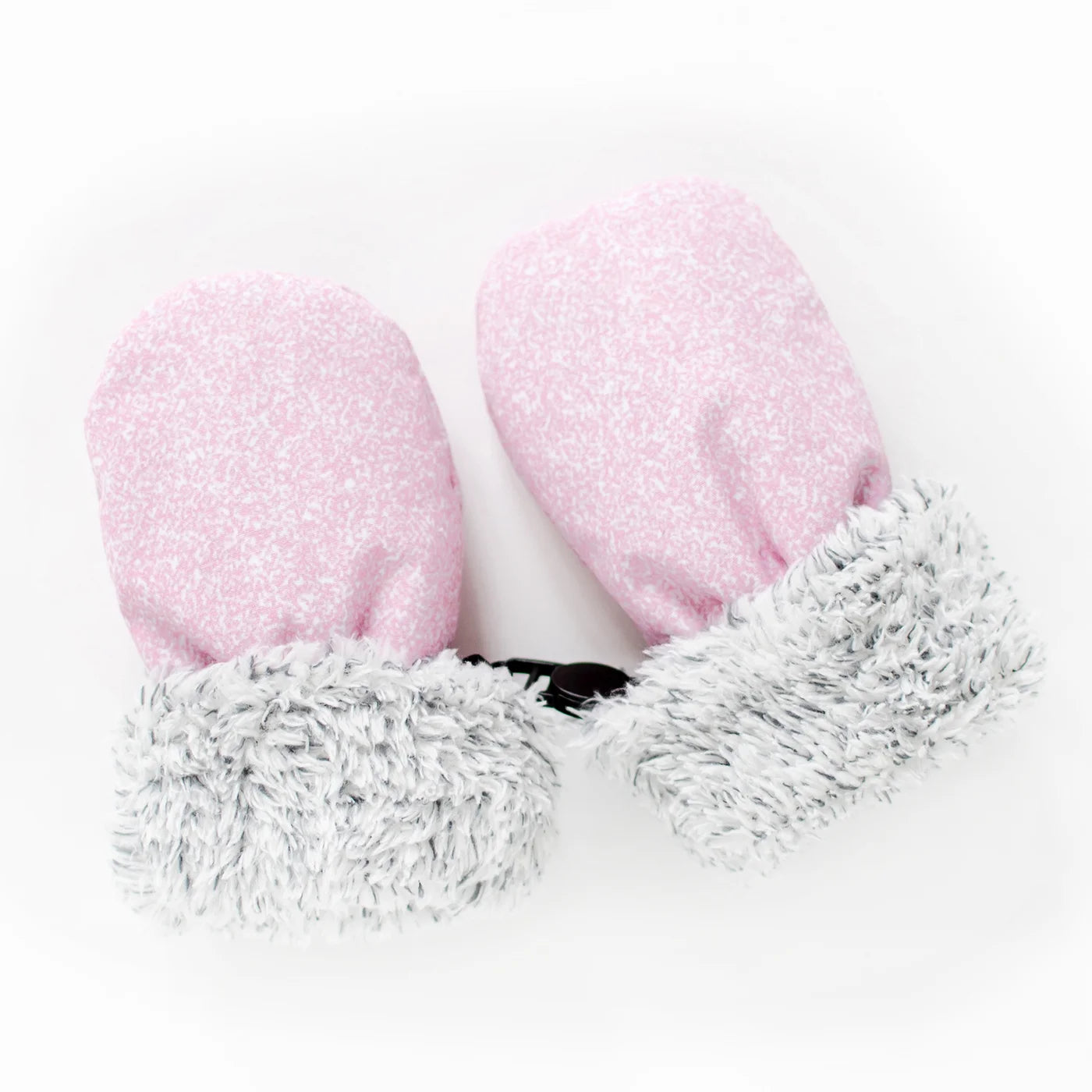 Baby WInter Mitts: Salt & Pepper Pink